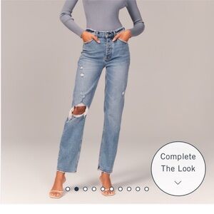 Abercrombie High-Rise Dad Jean